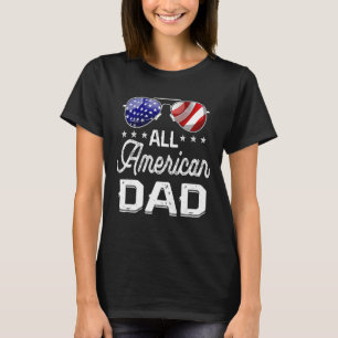 T-shirt Hommes Cool Tous Américain X0008 Papa Drapeau Amér