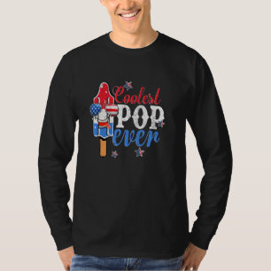 T-shirt Hommes Coolest Pop Jamais American Flag Bomb Ice C