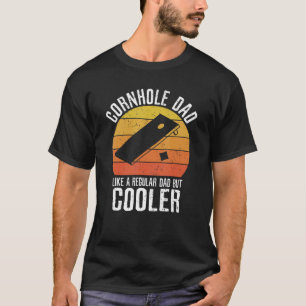 T-shirt Hommes Cornhole Papa Comme Un Père Régulier Mais G