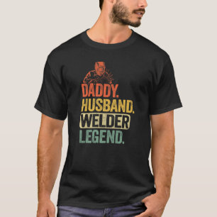 T-shirt Hommes Daddy Mari Welder Legend Metal Worker Vint