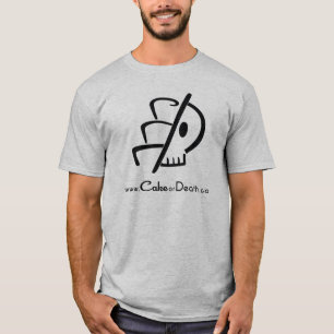 T-shirt Hommes d'avant d'icône de gâteau ou de mort