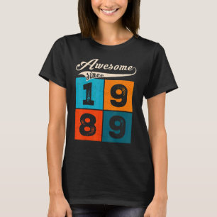 T-shirt Hommes De 33 Ans Femmes À L'Anniversaire Awesome D