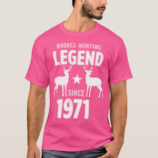 T-shirt Hommes De 50 Ans Femmes 1971 Chasseurs Cadeaux De 