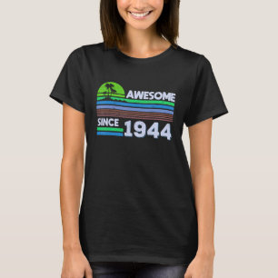 T-shirt Hommes De 78 Ans Femmes Étonnant Depuis 1944