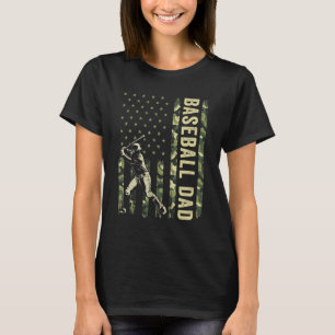 T-shirt Hommes de baseball Camion Américain Drapeau Baseba