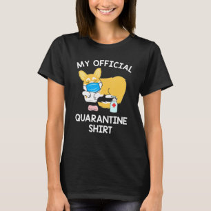 T-shirt Hommes de Chien de Corgi gallois en quarantaine