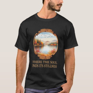 T-shirt Hommes de Paix Intérieur Noir