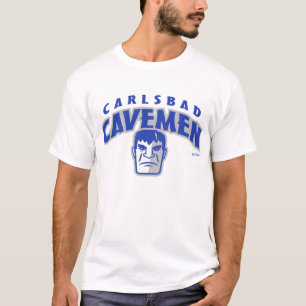 T-shirt Hommes des cavernes de Carlsbad arqués marquant