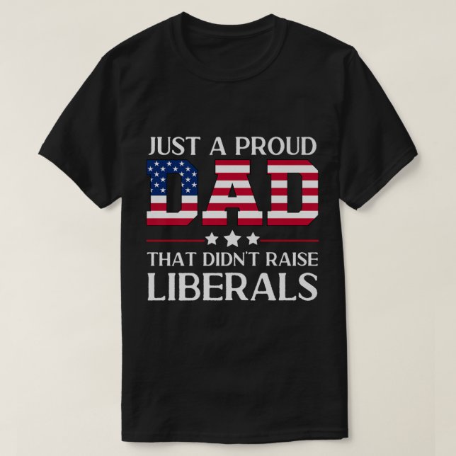 T-shirt Hommes drôle anti-Libéral Républicain Papa nous do (Design devant)