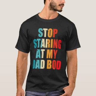 T-shirt Hommes Drôle Papa Bod Pères Figure T Hommes Pour P