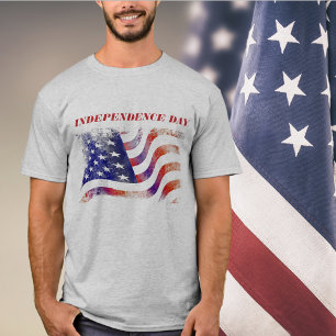 T-shirt Hommes du Jour de l'Indépendance américaine