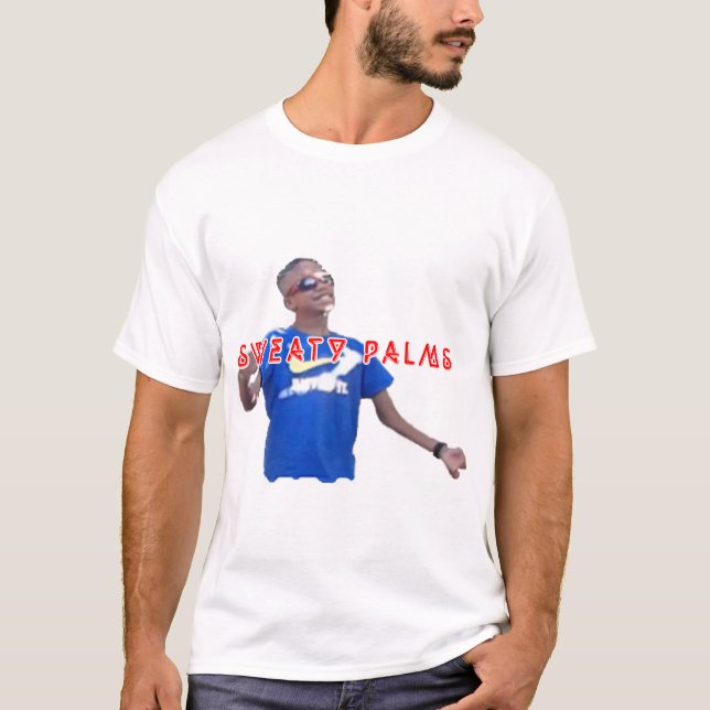 T-shirt Hommes en sueur de chemise de paumes (Devant)