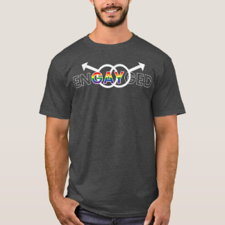 T-shirt Hommes EnGAYgé Gay Mariage Gay Gay Groom