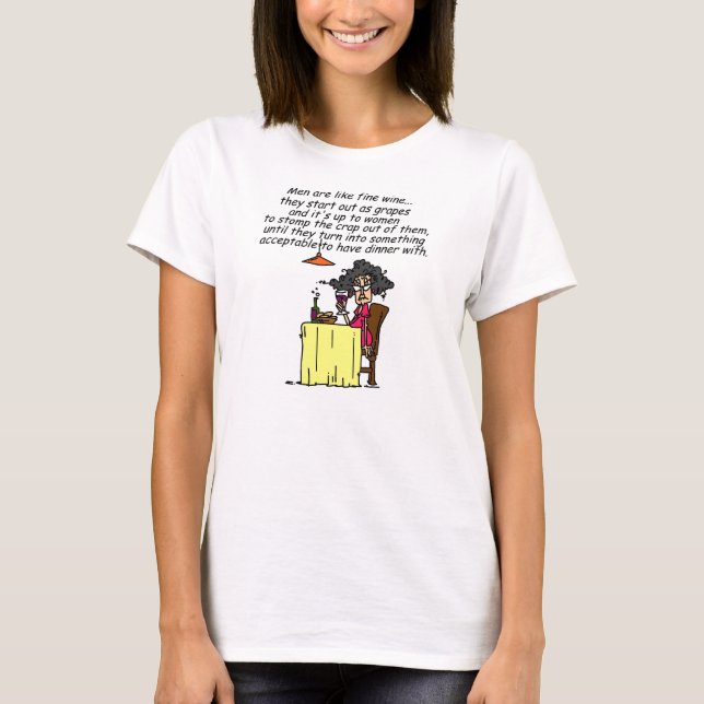 T-shirt Hommes et FIne Humour de vin (Devant)