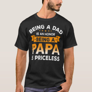 T-shirt Hommes Être un DAD est un HONNEUR Être un PAPA e