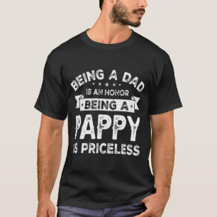 T-shirt Hommes Être un DAD est un HONNEUR Être un PAPPY es