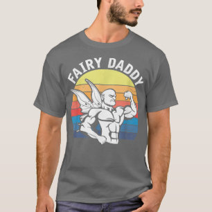T-shirt Hommes Fée Musculaire Papa Bodybuilding Fitness Fa