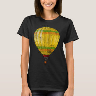 T-shirt Hommes Femmes Aime Les Ballons À Air Chaud Cool Co
