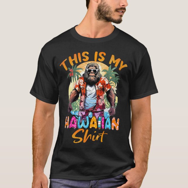 T-shirt Hommes Femmes C'Est Ma Chemise Hawaïenne Drôle Big (Devant)