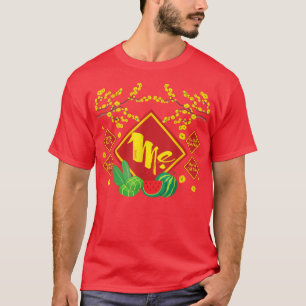 T-shirt Hommes Femmes Décoration du Nouvel An vietnamien 2