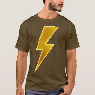 T-shirt Hommes Femmes Enfants Cool Jaune Éclair Imprimer