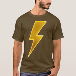 T-shirt Hommes Femmes Enfants Cool Jaune Éclair Imprimer