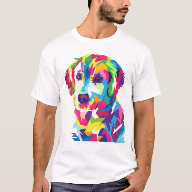 T-shirt Hommes Femmes Enfants Mignonnes Chien Chien Chien  (Devant)