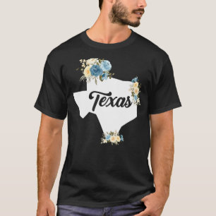 T-shirt Hommes Femmes Enfants Texas Home State Map Fierté