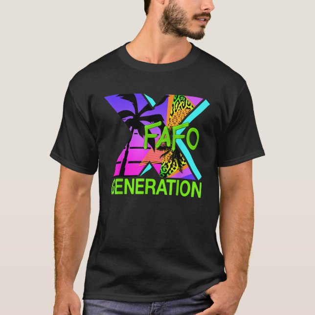 T-shirt Hommes Femmes Gen X (Devant)