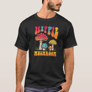 T-shirt Hommes Femmes Hippie Champignons Pour La Recherche