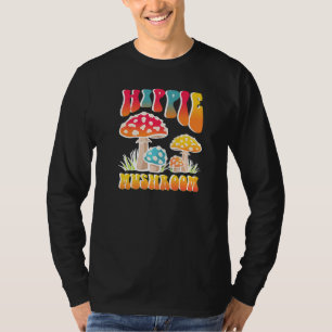 T-shirt Hommes Femmes Hippie Champignons Pour La Recherche
