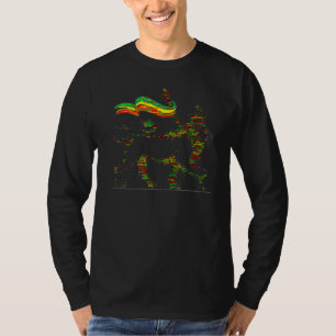 T-shirt Hommes Femmes Rastafarian Pride Reggae Rasta Lion 
