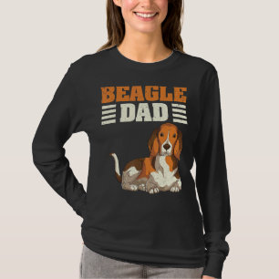 T-shirt Hommes Fête des pères Chien Papa Beagle Papa Anima