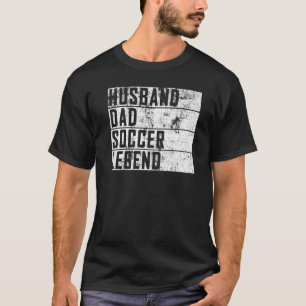 T-shirt Hommes Fête des pères Mari Papa Soccer Légende Soc