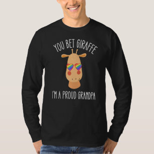 T-shirt Hommes Fier Grand-Père I Love My Gay Grandson Lgbt