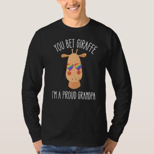 T-shirt Hommes Fier Grand-Père I Love My Gay Grandson Lgbt