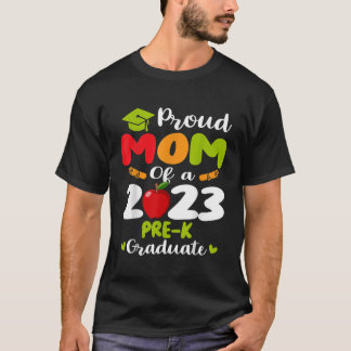 T-shirt Hommes Fier Maman De 2023 PréK Graduate Mothers Da