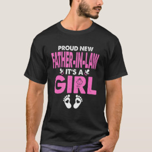 T-shirt Hommes Fier Nouveau Père Dans La Loi C'Est Une Fil
