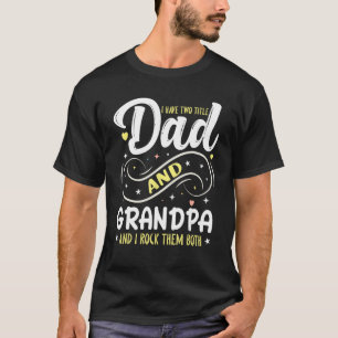 T-shirt Hommes Fier papa et grand-père Une fête spéciale d