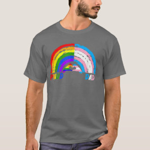 T-shirt Hommes Fier Papa LGBT Et Transgenre LGBTQ Gay Rain