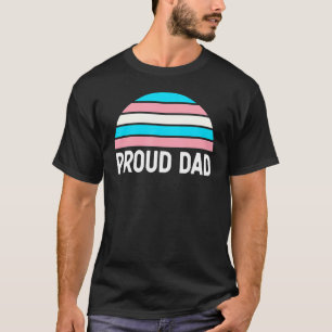 T-shirt Hommes Fier Papa Lgbt Trans Pride