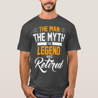 T-shirt Hommes Fier Retraité Père Vintage Retraité Retrait
