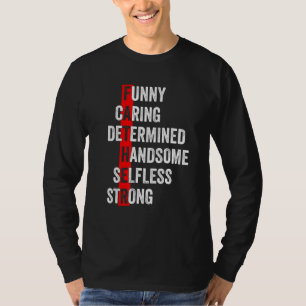 T-shirt Hommes Forts Belle Papa Bod Mari Correspondant Fil