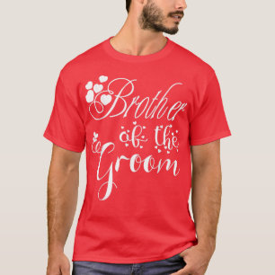 T-shirt Hommes Frère De La Groom Drôle Mariage Ou Bachelo
