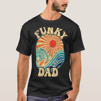 T-shirt Hommes Funky Papa les années 70 Nostalgie esthétiq
