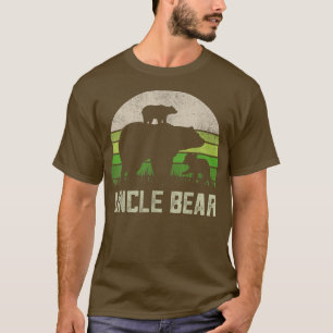 T-shirt Hommes Funny Uncle Bear Shirts De Niece & Nephew,