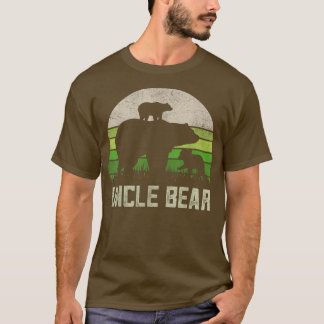 T-shirt Hommes Funny Uncle Bear Shirts De Niece & Nephew,
