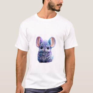 T-shirt Hommes Galactiques Mignons et Velus de Chinchilla