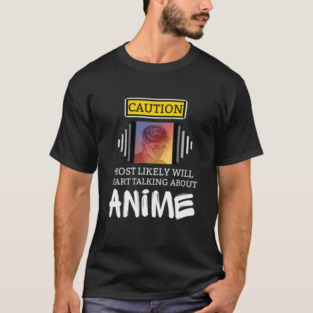 T-shirt Hommes Garçons Kawaii Très Probablement Commencera (Devant)