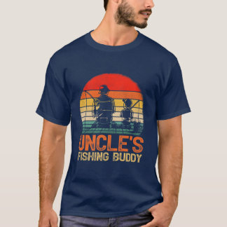 T-shirt Hommes Garçons Vintages Uncles Pêche Buddy Pêche G